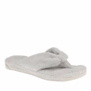 Soft-Fit Cumulus Thong Slippers Grey XL Wide NEW!